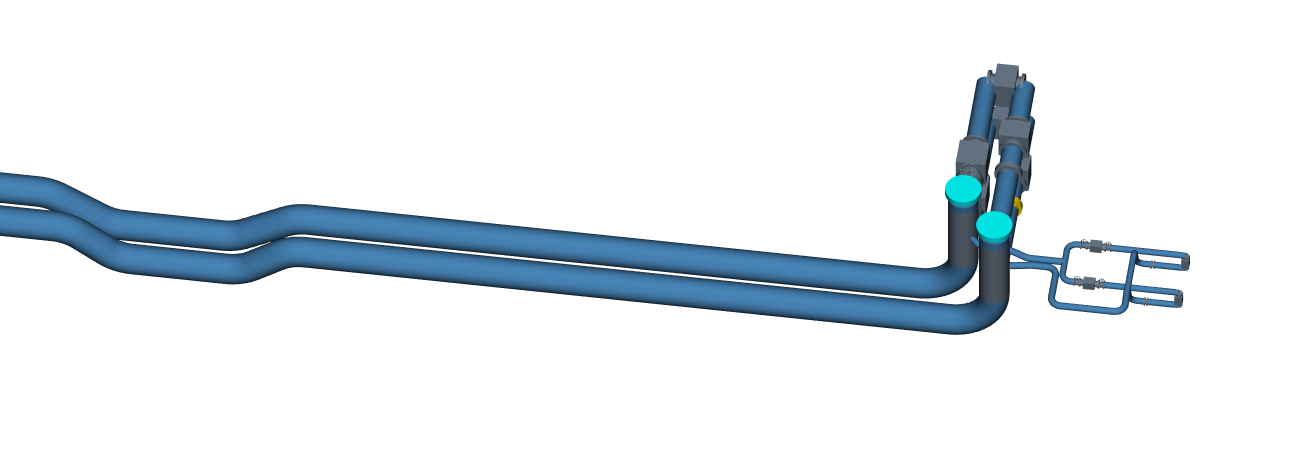 3D pipe model